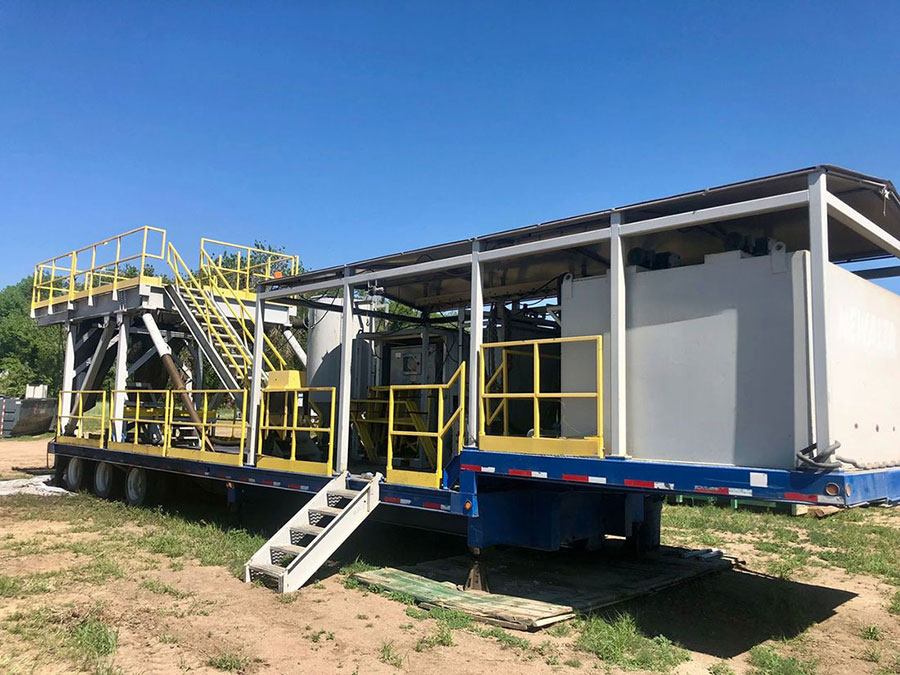 Mobile Dewatering Trailer