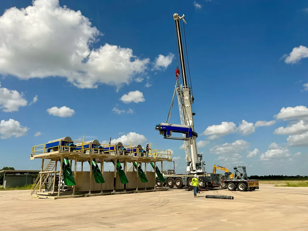 Dewatering and separation