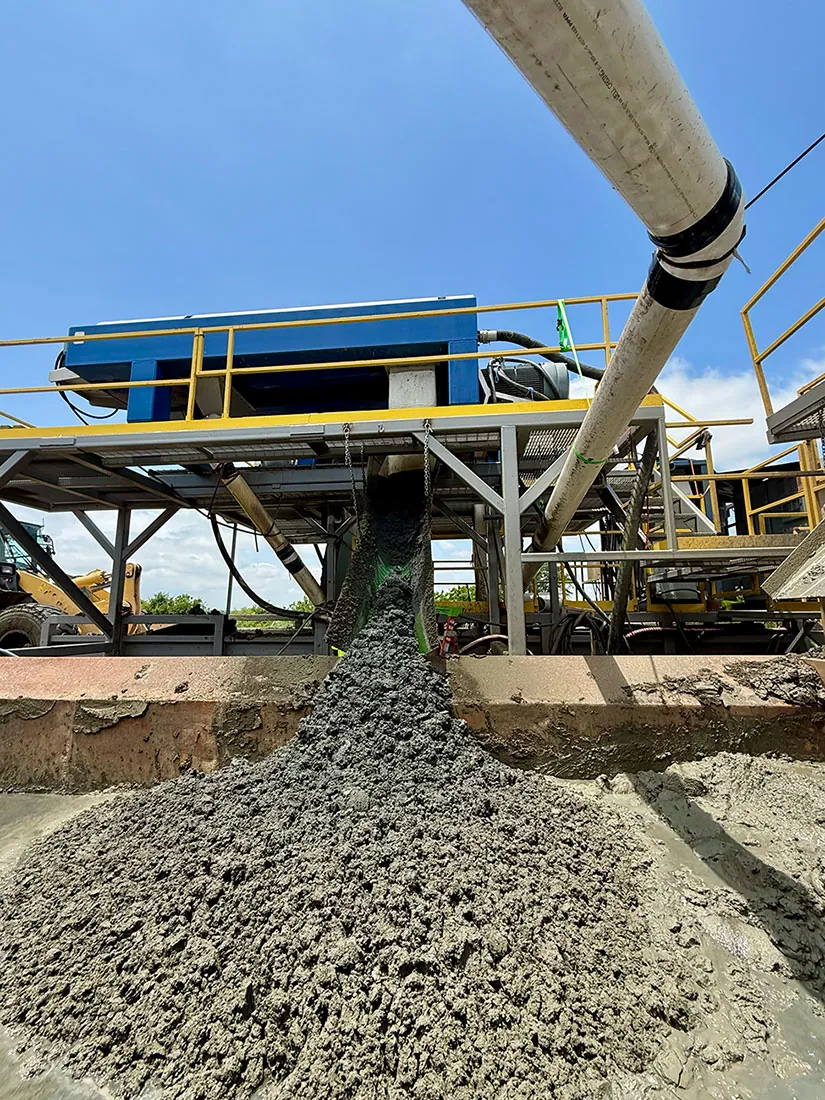 Dewatering and separation