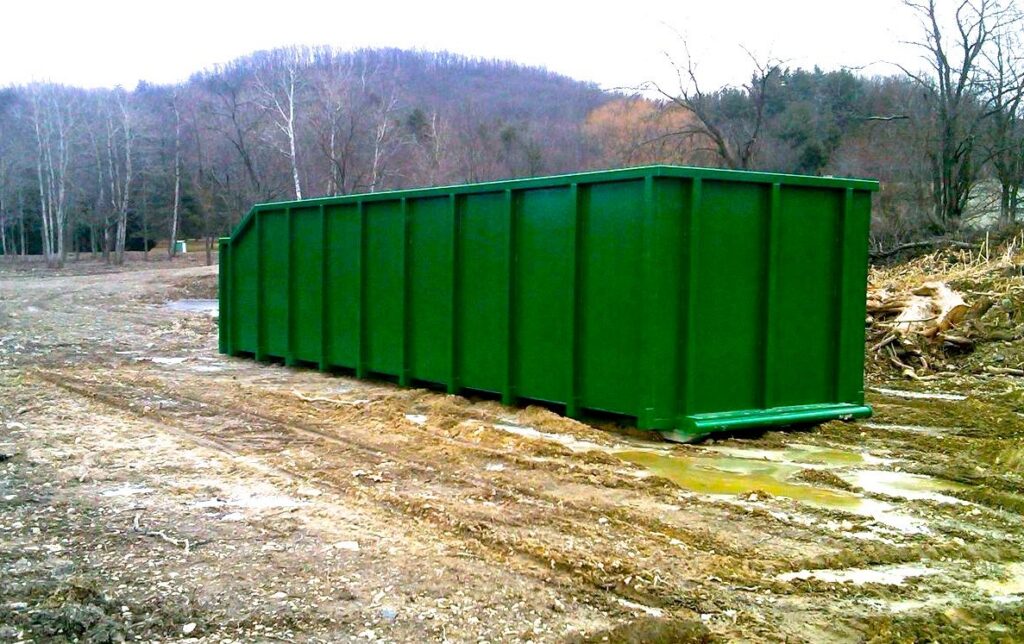 Three-sided bins